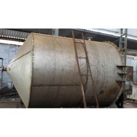 Horizontal Stainless Steel Industrial Tank, 5000-10000 L