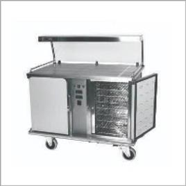 Steel Hot Food Platform Trolley