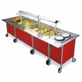 Polished Stainless Steel Hot Food Machine