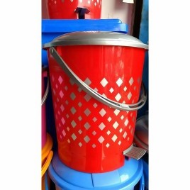 Household Foot Pedal Dustbin with Handle, 2 per carton
