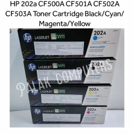 HP 202a Black/Cyan/Magenta/Yellow Toner Cartridge Set