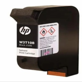 HP 2590 Black Solvent Ink Cartridge, 480 Pages