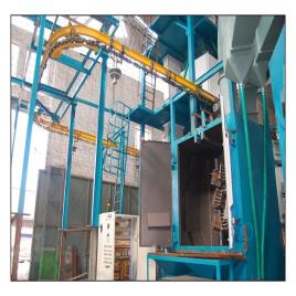 HPEC Beam Airless Hanger Type Shot Blasting Machine