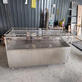 HTICO Stainless Steel Mortuary Freezer Box, 7 Feet