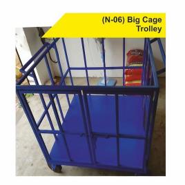 MS N06 Big Cage Trolley, Capacity: 200 Kg