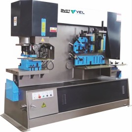 Hydraulic Ironworker Machine, 50 Ton Capacity for I Sections