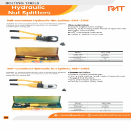 RMT Hydraulic Nut Splitter Equipment