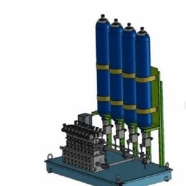 Hydraulic Valve and Accumulator Station