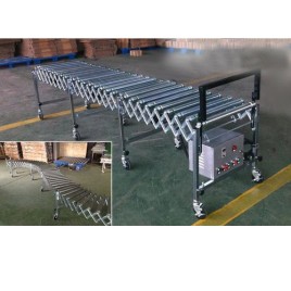 FLEXIBLE ROLLER MATERIAL CONVEYOR EQUIPMENT