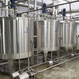 Automatic Polished Ice Cream Vat