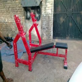 Incline Gym Bench, Stainless Steel