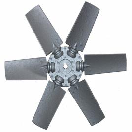 Industrial Aluminum Fan Blades (1mm Thick)