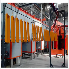Industrial Conveyorized Powder Coating Plant