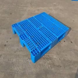 Industrial Rectangular Plastic Pallet, Blue, Non-Edible Storage