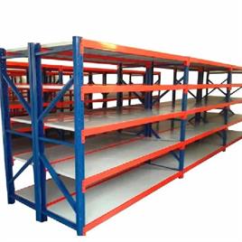 Industrial Mild Steel Storage Rack, 6 Shelves