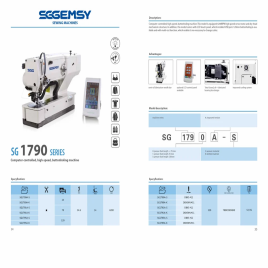 Semi-Automatic Sggemsy Buttonhole SewMachine