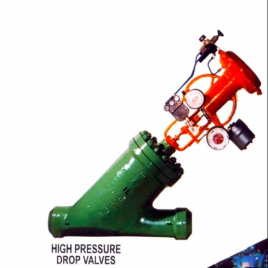 Y Type High Pressure Drop Control Valve