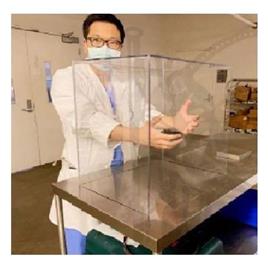 COVID-19 Patient Aerosol Intubation Box