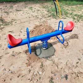 Iron 2 Seater Playground Seesaw