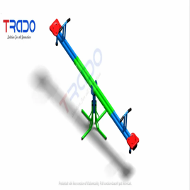 Iron 2 Seater Single Bar Seesaw