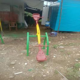 Outdoor Iron 2 Seater Seesaw