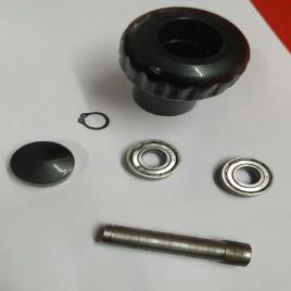 Iron Wheel Handle, Round, 3" Size