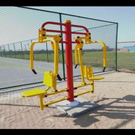 Iron Chest Press Outdoor Gym Equipment