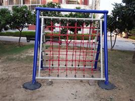 Iron Double Net Playground Climber
