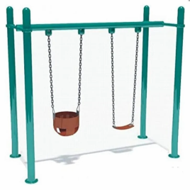 Iron Double Seater Outdoor Swing