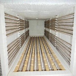 Iron Electric Bogie Hearth Furnace