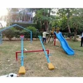 Outdoor Iron FRP Seesaw