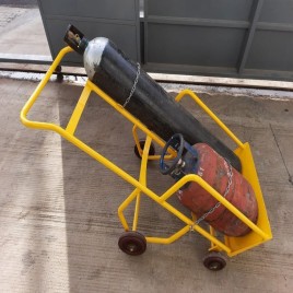 Iron Nitrogen Cylinder Cart