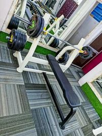 Iron Olympic Flat Workout Bench