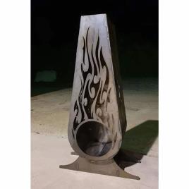 Grey Iron Outdoor Fire Pit