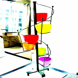 Handmade Iron Pot Stand, 12x12 Inch