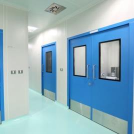 Powder Coated Metal Hospital Clean Room Doors
