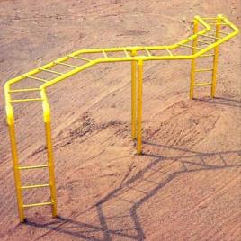 Iron Yellow Zig Zag Climber, Outdoor Equipment