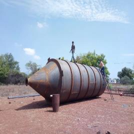 IS 2062 Gr A Fly Ash Storage Silo