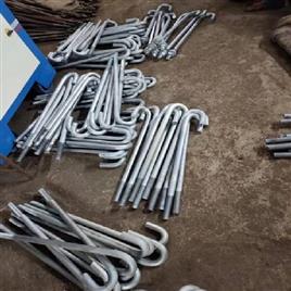 Powder Coated J Foundation Bolt