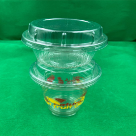 Jasmine Enterprises Transparent PET Salad Container