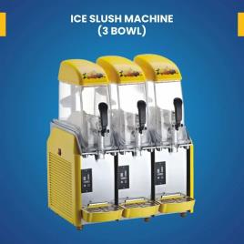 Juice Dispenser Slush Machine, Three Bowls