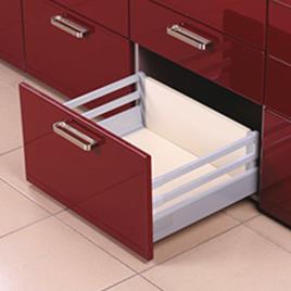 KAFF Wooden Glossy Drawer Unit