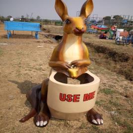 Kangaroo FRP Dustbin, 60-70L