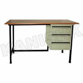 Kanishk SS & Wooden Clerical Table