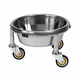 3-Wheel SS Kick Bucket