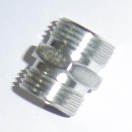 Krome Dispense Steel Hex Nipple, Small