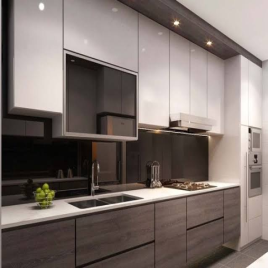 L Shape Modular Kitchen