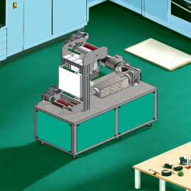 Lab Plastic Blown Film Extruder