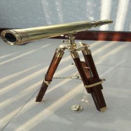 Labequip Golden Brass Astronomical Telescope with Tripod