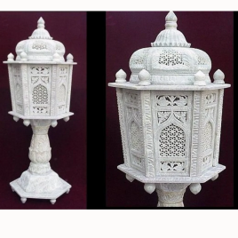 Decorative Halogen Marble Lantern Lamp